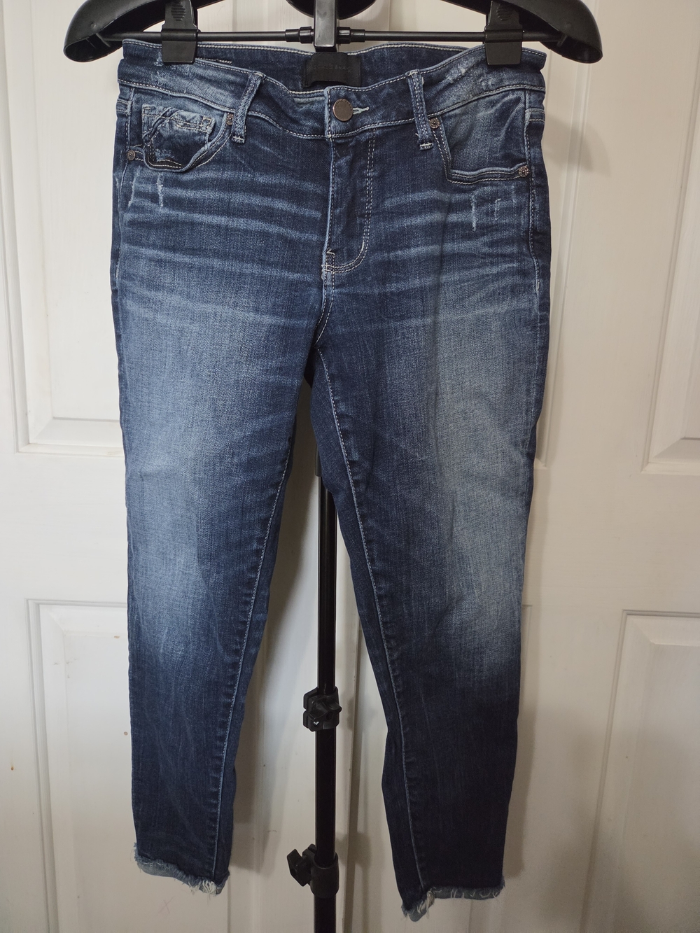 Buckle Black Skinny Size 29 Dark Washed